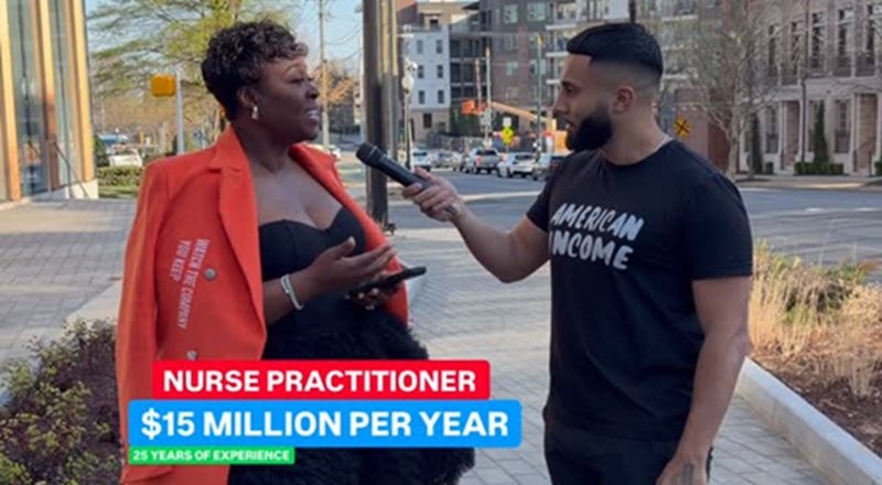Veronica Southerland recently did an interview with American Income. She is a nurse practitioner and she scaled the business. Now, she's earning $15 million per year and she discussed this on a Charlotte street.